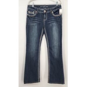 New Maurices Bootcut‎ Bold Stitch Jeans Size 9/10 32